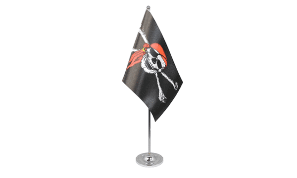 Pirate Bandana Satin Table Flag